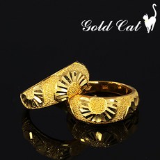[골드캣] 24k 순금 원반컷팅 쌍가락지 11.25g(3돈) 18.75(5돈)_GD1027