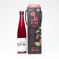 문경미소 오미자청 500ml 선물세트 1병 생오미자 숙성 발효