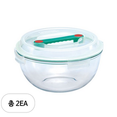글라스락 수박 보관용기, 2개, 4L