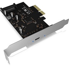 [독일] ICY BOX USB 3.2 card with USB 3.2 Gen 2x2 port (20 Gbps) USB-C built-in PCIe slot silver., Ohne M.2 SSD_IB-PCI1901-C32