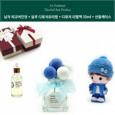 자동차 피규어 디퓨저 1세트 50ml 블루 남자인형 방향제 차량용 레몬라벤더 차방향제
