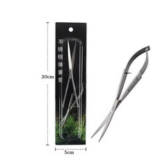 스테스강 직선 곡선 스프링 가위 수생 어항용 조경 유지 관리
