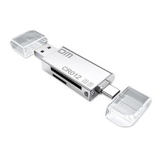 DM SD카드 USB 3.0 C타입 OTG 변환 블랙박스 핸드폰 멀티 리더기 CR012, 1.DM C타입 멀티리더기 CR012, 1개