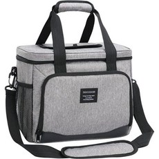 DENUONISS절연 보온 쿨러 런치 박스 가방 12L16L 작업 피크닉 자동차 볼사 냉장고 휴대용 숄더백