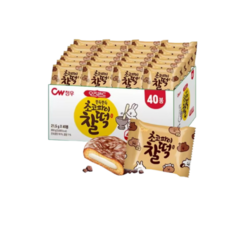 청우 초코파이 찰떡쿠키 대용량 간식 40개(개별포장), 40개, 21.5g