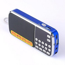 레팅 라디오 휴대용 FMMP3 스피커 포함 지원 TF 카드USB 충전식 배터리 전원 FM 수신율RED의 미니, BLUE, 1개