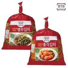 종가집 열무김치900g + 총각김치900g (냉장), 1개