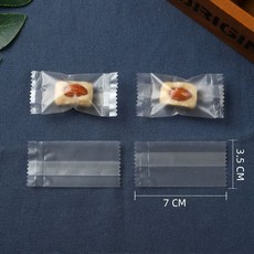 포장지 씰링 개별 밀봉 스크럽 대용량 디저트 비닐, 1 000개, 1개, 무광 3.5x7