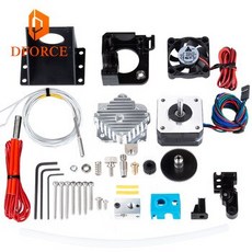 [해외] DFORCE 타이탄 압출기 풀 키트 타이탄 에어로 PT1 엔드 압출기 풀 키트 REPRAP MK8 I3 호환 TEVO ANET I3 3D 프린터, V6 24V 1.75MM