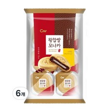 청우식품 왕찹쌀 모나카, 240g, 6개