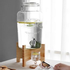 원목 카페 워터 디스펜서 호텔 음료 디스펜서 4L, 8L