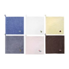 송월 캐릭터 고리 타올 시즌1 1장, 골고루(색깔랜덤), 1개
