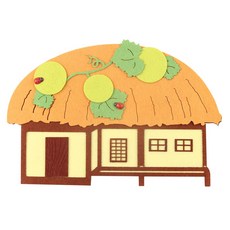 유니아트 펠트 초가집 / 환경구성 교실 칠판 화이트보드 학교, 1