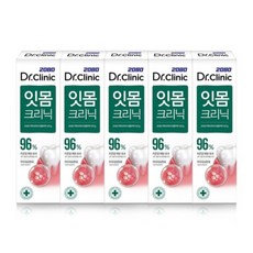 2080 닥터크리닉 잇몸치약, 5개, 140g