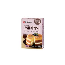 큐원 홈메이드 스폰지 스펀지 케익 믹스 500g 케이크 만들기 분말 가루 파우더, 2개