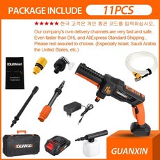 Guanxin 40vf 4000mah alta pressão máquina de lavar portátil pulverizador automático poderosa máquina, CN, 11 개