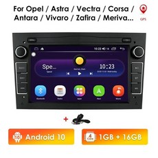 안드로이드올인원 안드로이드오토 4g wifi 2 din android 11 car h, 협력사, 1g 16g 블랙, 쿼드 코어