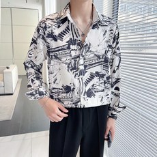 가을 남자 긴팔 셔츠 코디 보세 데일리 남성 빈티지 오버 주말룩 의류 모던한