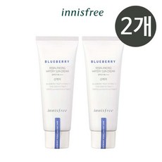 이니스프리 블루베리 리밸런싱 워터리 선크림 1+1(2개), 2개, 40ml