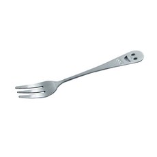 쿡센스 어린이수저 어린이스푼포크 중스푼 중포크 장보고주방, 스마일중포크, 1개