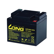 케어라인 전동스쿠터 전동휠체어 배터리 LONG 롱 배터리 나드리 나래 순정품, 12V 40AH, 1개