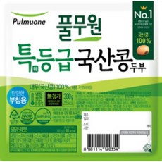 풀무원지구식단 두부면 얇은면 + 단단한 부침용 두부, 1개