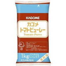 카고메 토마토 퓌레 1kg (업무용 레스토랑용 대용량), 1개