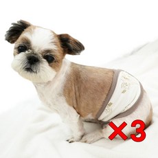 [애견용품]펫츠코 오가닉 매너벨트 강아지 생리벨트 X3, [tm] M_1개