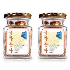 국내산 무농약 국화 꽃차12g 2병, 12g, 2개, 1개입