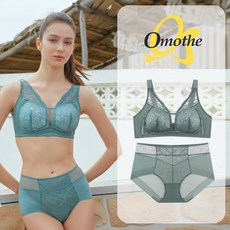  오모떼 텐셀 맥스커버 브라팬티(OMBBBR03_2S) 2종그린 