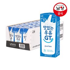 남양유업 맛있는우유GT 200ml 멸균 흰우유 24팩