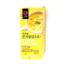 HP MY 대상 청정원 우리쌀 콘크림컵수프, 단일상품(CBF9845)
