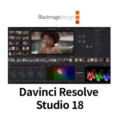 (당일발송)(한글지원) 블랙매직 다빈치 리졸브 스튜디오 18 | Davinci Resolve Studio 18, Dongle (USB 동글)