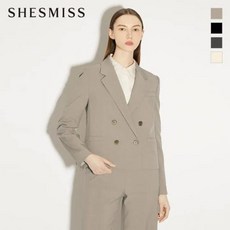 (쉬즈미스) 더블 버튼 숏 재킷 SWSJKN11030