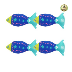  라이브잇 힐링타임 반하리 피쉬 캣닢쿠션, 스타네이비(NH-0315), 12개 