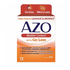 AZO Bladder Control Go-Less 에이조 블래더 컨트롤 고 레스 72정, 1개, 기본, 72개