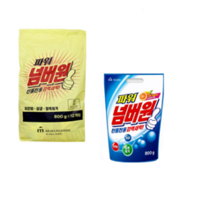 무궁화 파워 넘버원 가루세제 세탁비누 가루비누 찬물전용 강력한 세정력, 800g, 12개
