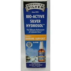 SOVEREIGN SILVER 10ppm Bio-Active Silver Hydrosol 2 oz *EXP 2025* 833239, SOVEREIGN SILVER 10ppm Bio-Act, 1개, 59ml