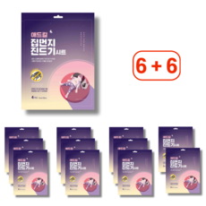 빈대 퇴치제 진드기 살충제 집먼지진드기 방지 살충 시트, 12개
