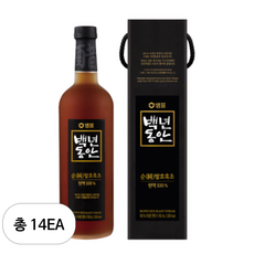 백년동안 순 발효 흑초 원액, 750ml, 14개