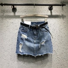 kirahosi 스커트 여자 데님 A라인 짧은 치마 청치마 35호+ 덧신 증정 DJbztgso