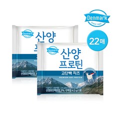 동원 덴마크 산양프로틴 고단백 치즈 (20gx11매), 2개, 220g