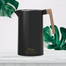 보온 보냉 포트 2중 진공 스테인레스 모던 블랙 1L/소주잔/스텐소주컵/막걸리잔/양은/하트소주잔/소주컵/스텐소주잔/컵세트/도자기컵/커피잔/유리컵/