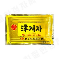 천우 양겨자 200g 식품 > 가루/조미료/향신료 설탕/소금/조미료 후추/와사비/겨자 겨자, 1개