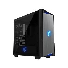 게이밍 PC 케이스 GIGABYTE AORUS C300 GLASS 미들 타워 ATX 강화 유리 윈도우 [국내 정규 대리점품] GB-AC300G