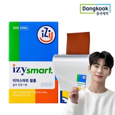 동국제약 식약처 인증 필름형 숙취해소제 이지스마트 숙취해소 구강용해 필름, 446mg, 8개
