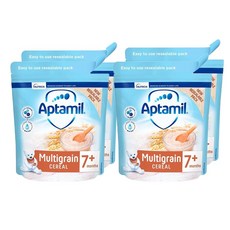 Aptamil 압타밀 멀티그레인 시리얼 아기 이유식 7개월 이상 Multigrain Cereal 200g 4팩, 1세트