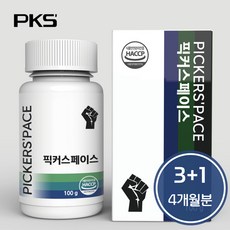 픽커스페이스 블랙 마카 아르기닌 아연 야관문 활력 4대성분 고함량 건강환, 100g, 4개