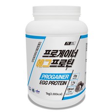 프로게이너 에그프로틴 쿠키앤크림맛 1kg 난백분말 계란흰자단백질 에그화이트 EGG 단백질보충제 프로틴쉐이크 헬스보충제, 1통