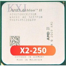 AMD 애슬론 II X2 250 X2-250 프로세서 3.0GHz 2MB L2 캐시 소켓 AM3 듀얼 코어 흩어진 조각 CPU AMD 애슬론 II X2 250